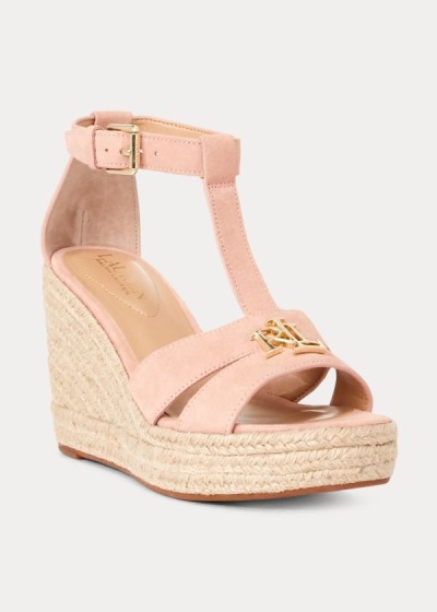 Women's Ralph Lauren Hale Suede Sandals | 381960ZYC